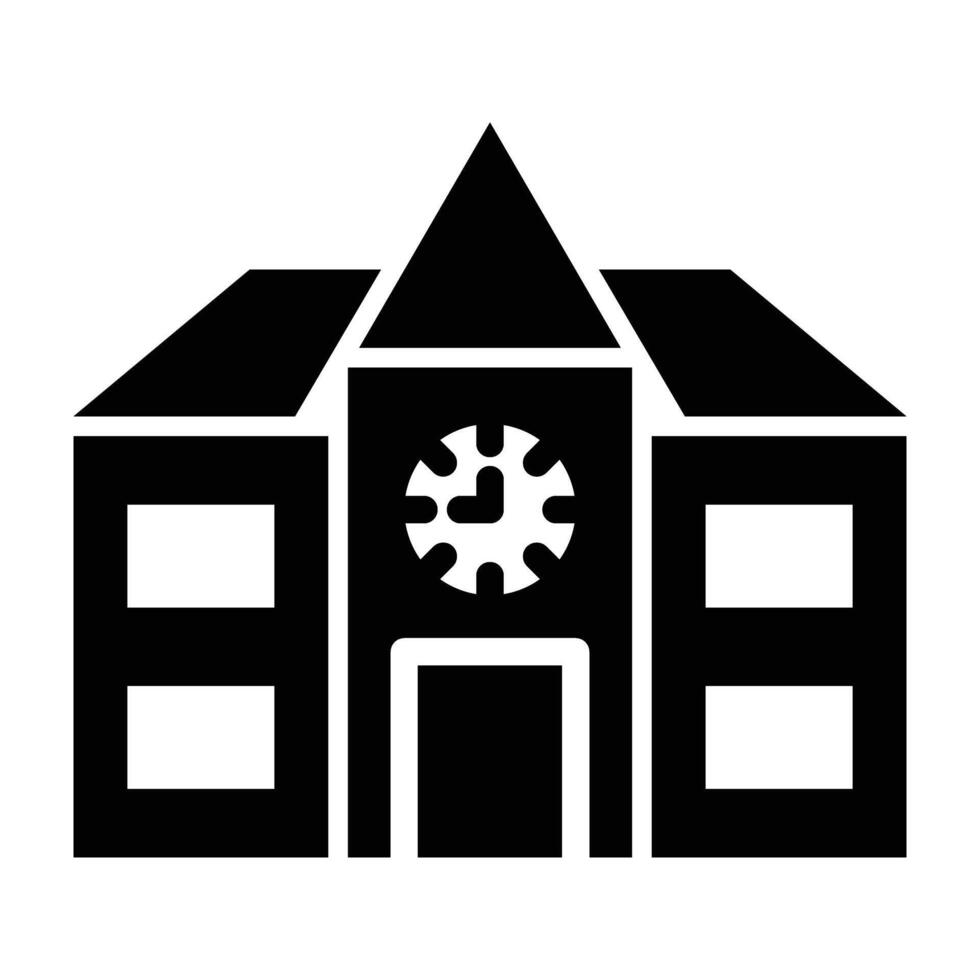 School Icon Design For Personal nad Commercial Use vector