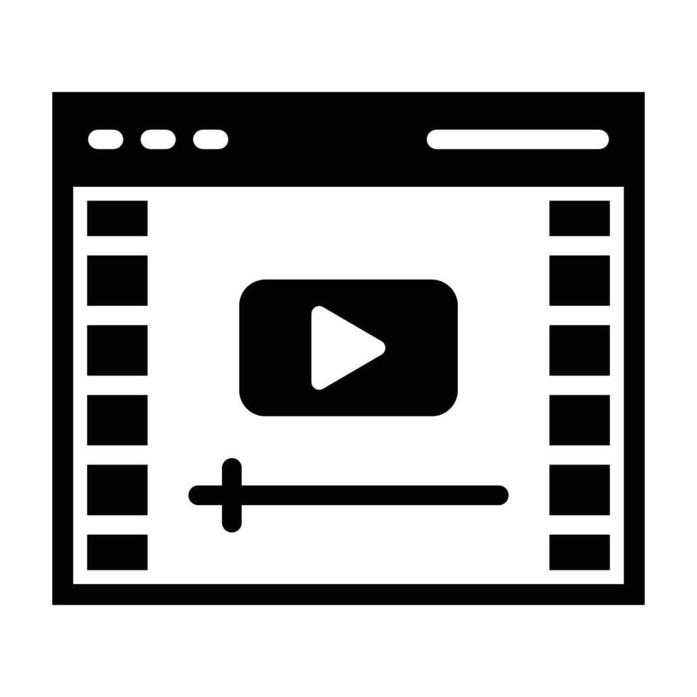 Marketing Glyph Icon Design For Personal nad Commercial Use vector