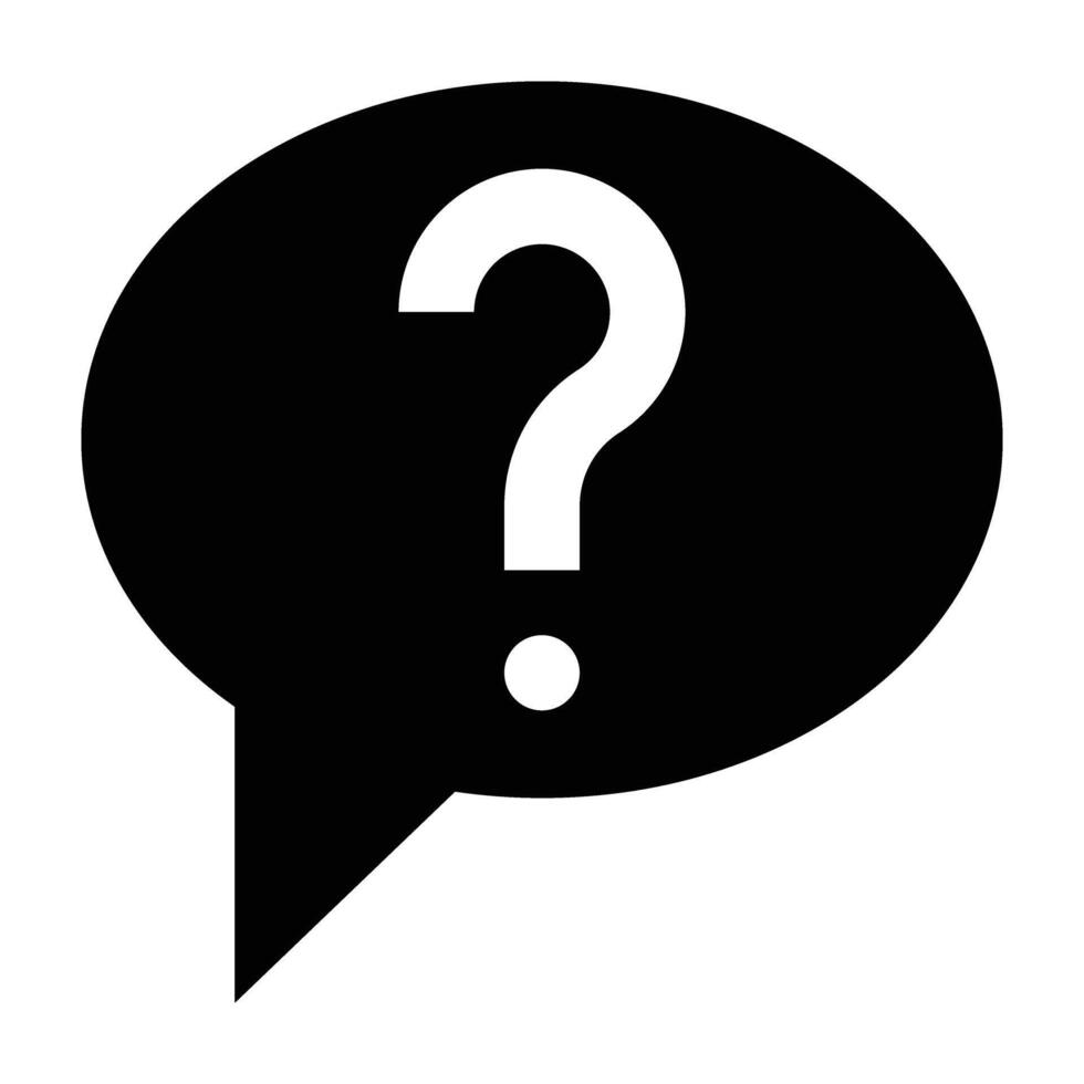 Questions Icon Design For Personal nad Commercial Use vector
