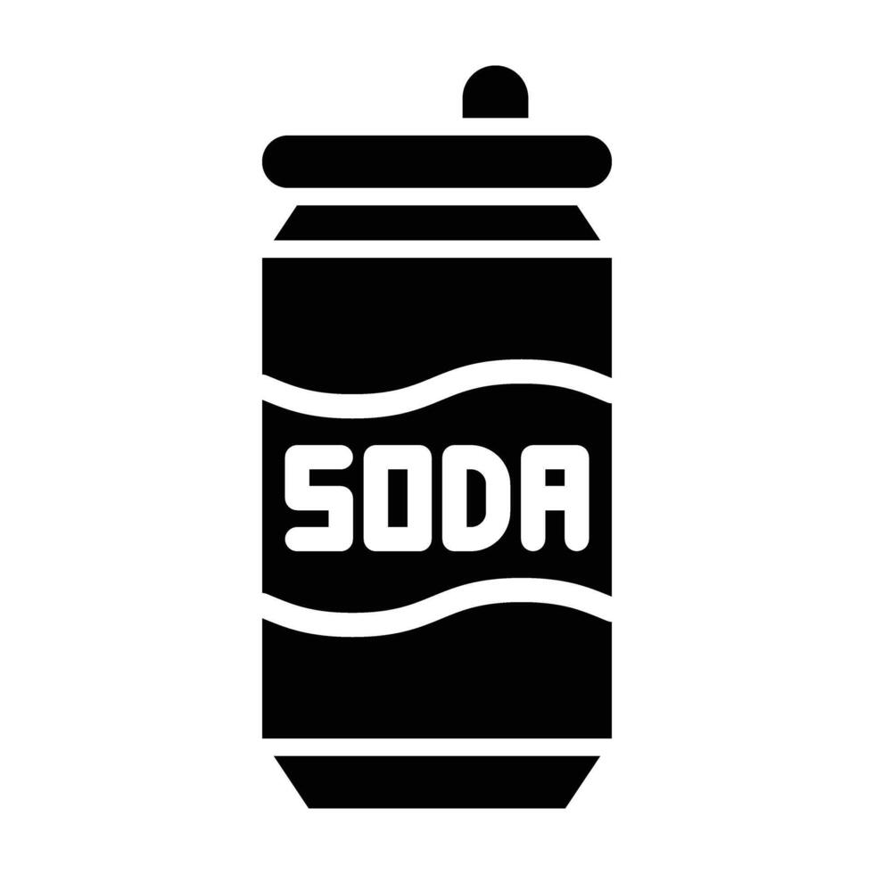Soda Can Icon Design For Personal nad Commercial Use vector