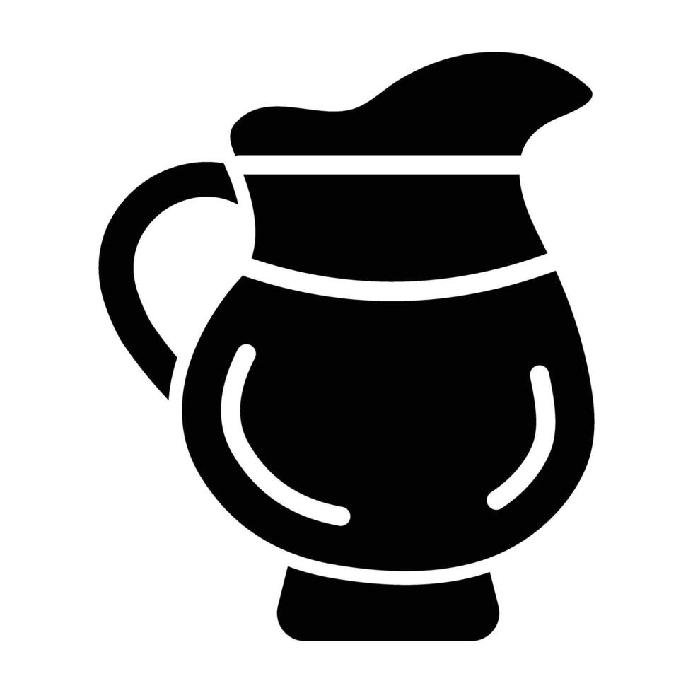 Jug Icon Design For Personal nad Commercial Use vector