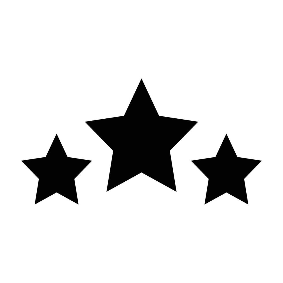 Stars Icon Design For Personal nad Commercial Use vector