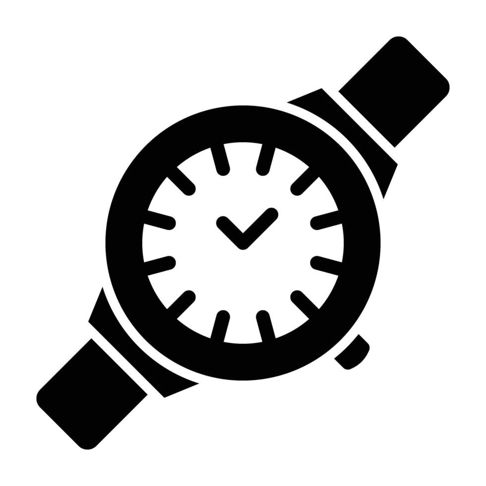 Hand Clock Icon Design For Personal nad Commercial Use vector
