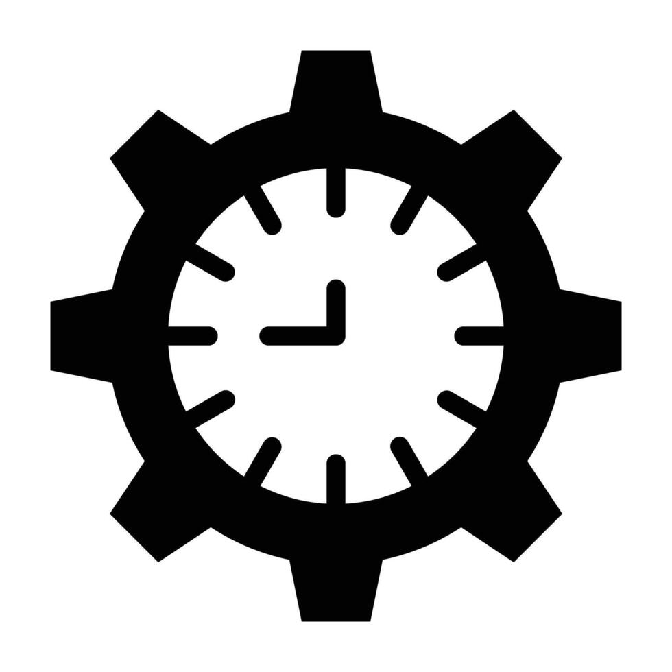 Efficient Time Icon Design For Personal nad Commercial Use vector