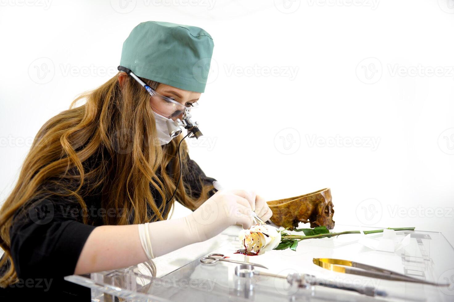surgical instruments in operation room photo