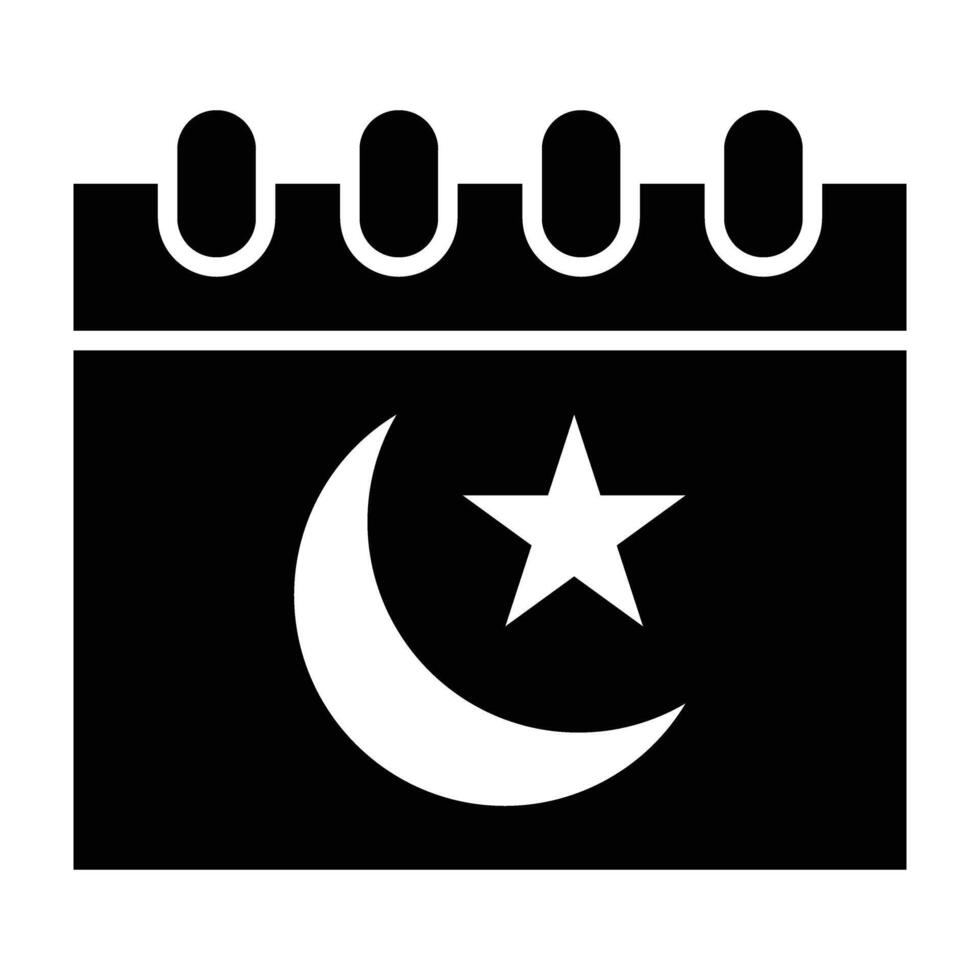 Moon Calendar Icon Design For Personal nad Commercial Use vector