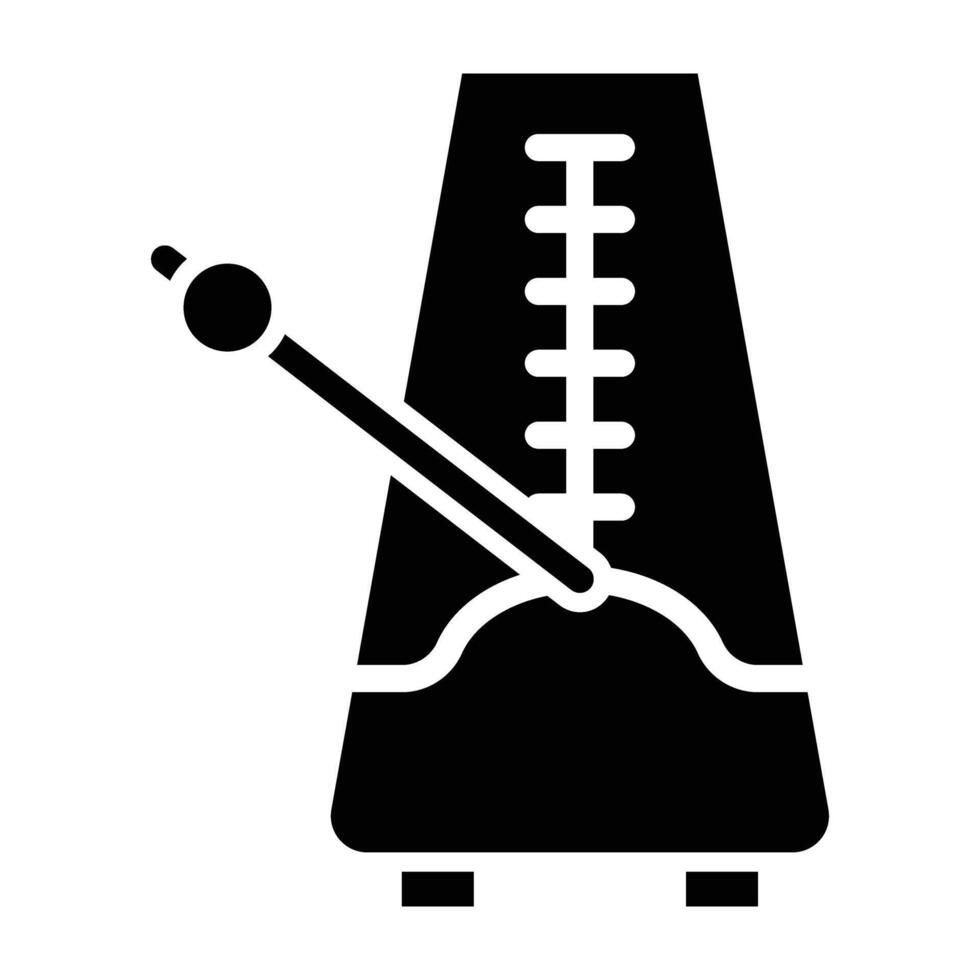 Metronome Icon Design For Personal nad Commercial Use vector