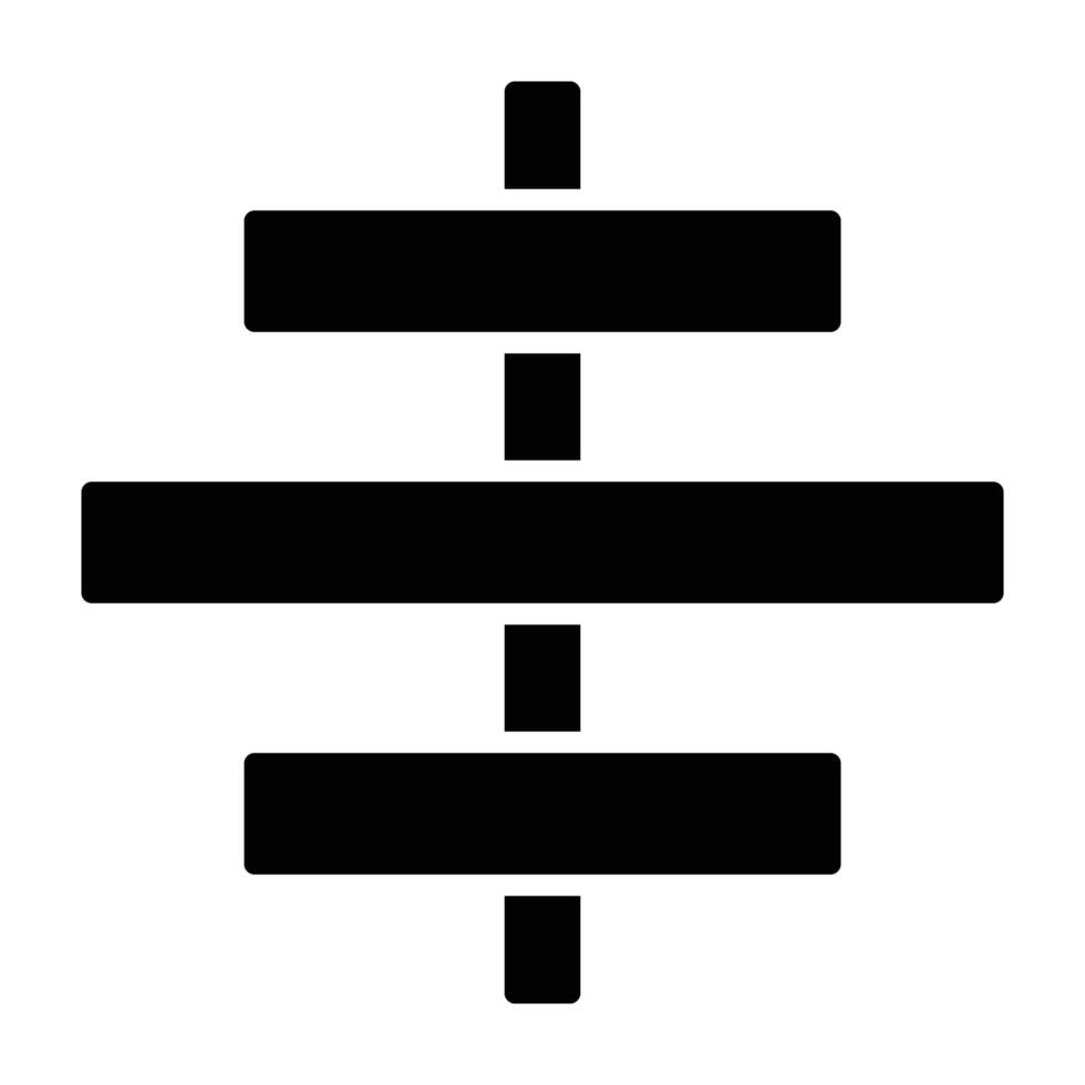 Center Align Icon Design For Personal nad Commercial Use vector
