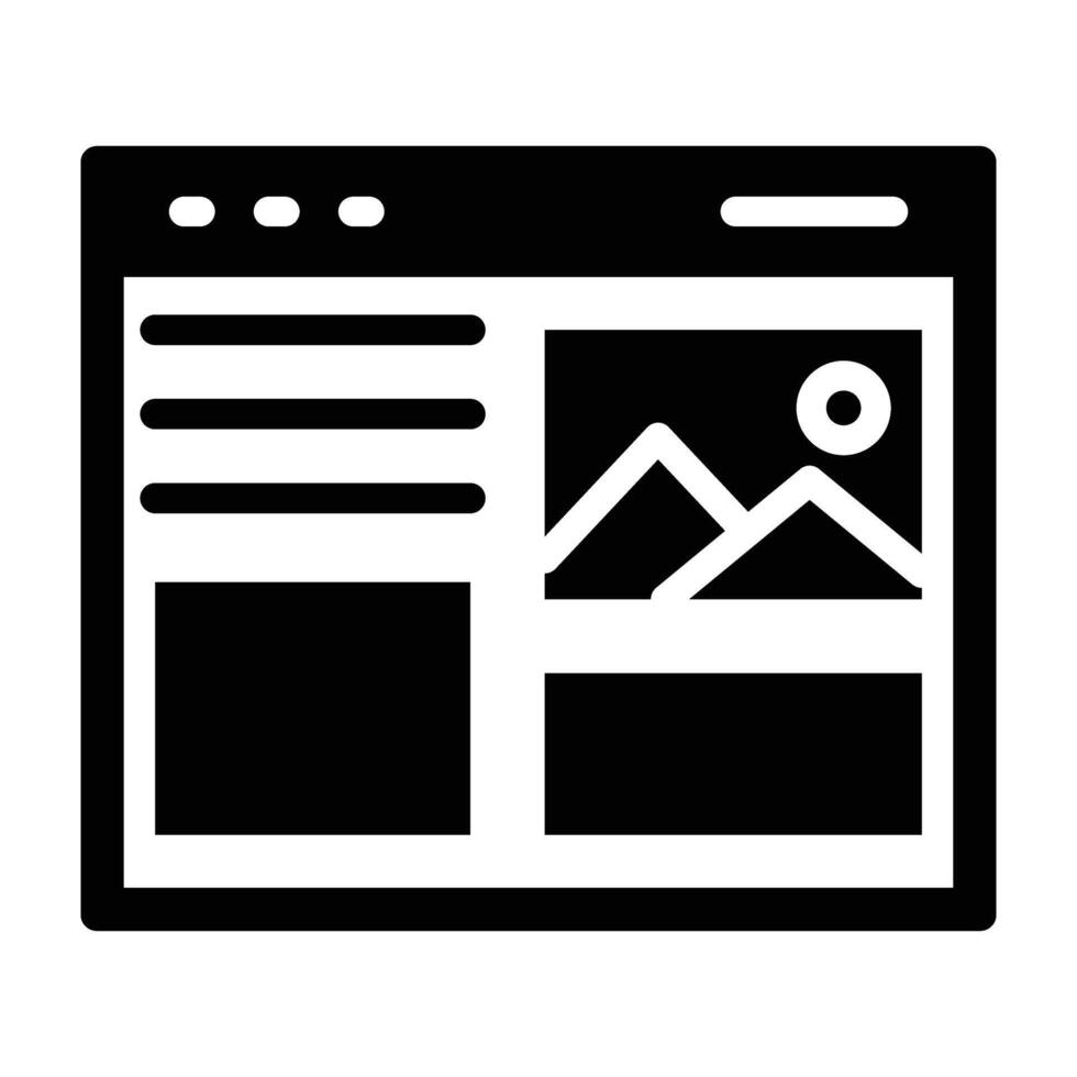 Website Design Icon Design For Personal nad Commercial Use vector