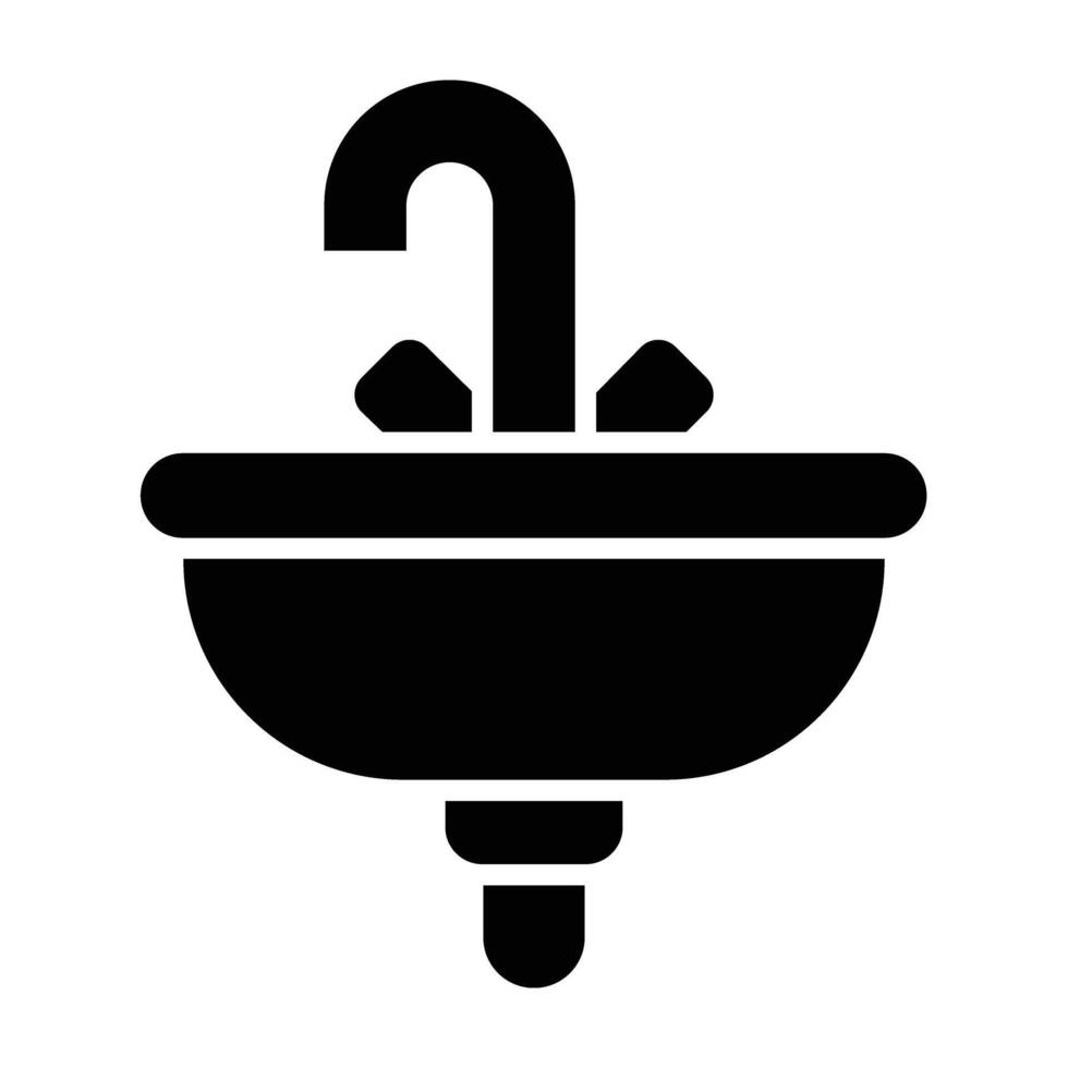 Sink Icon Design For Personal nad Commercial Use vector