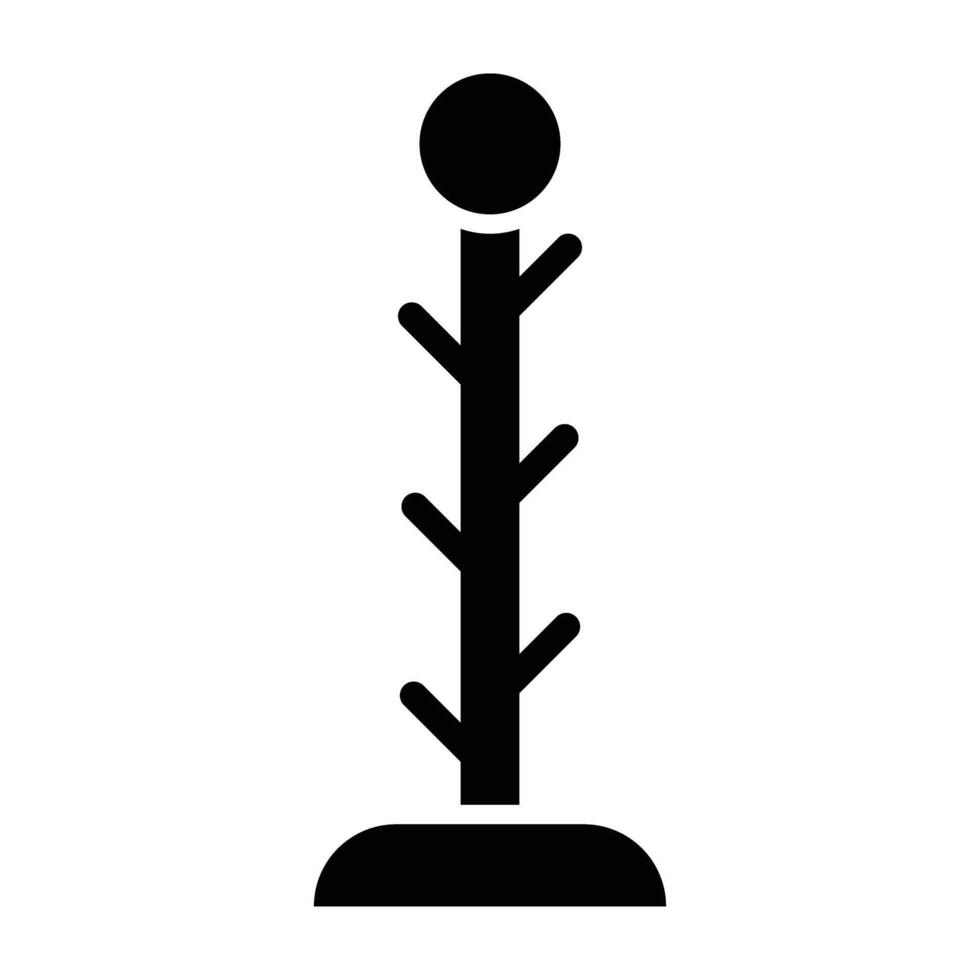 Coat Rack Icon Design For Personal nad Commercial Use vector