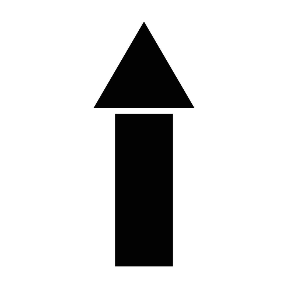 Up Arrow Icon Design For Personal nad Commercial Use vector