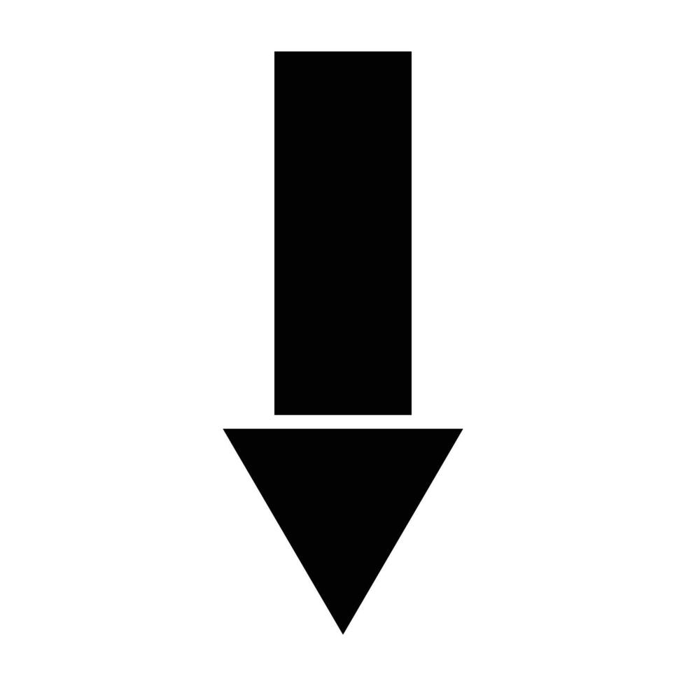 Turn Down Icon Design For Personal nad Commercial Use vector