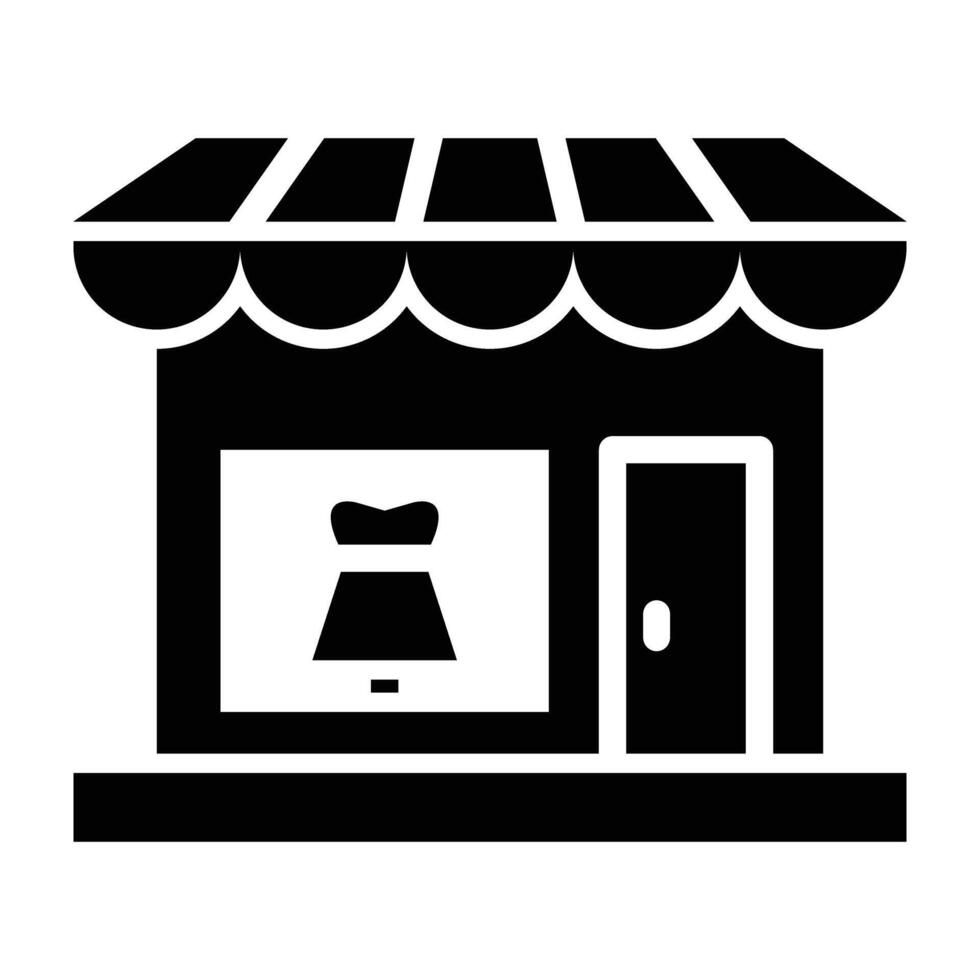 Dressing Store Icon Design For Personal nad Commercial Use vector