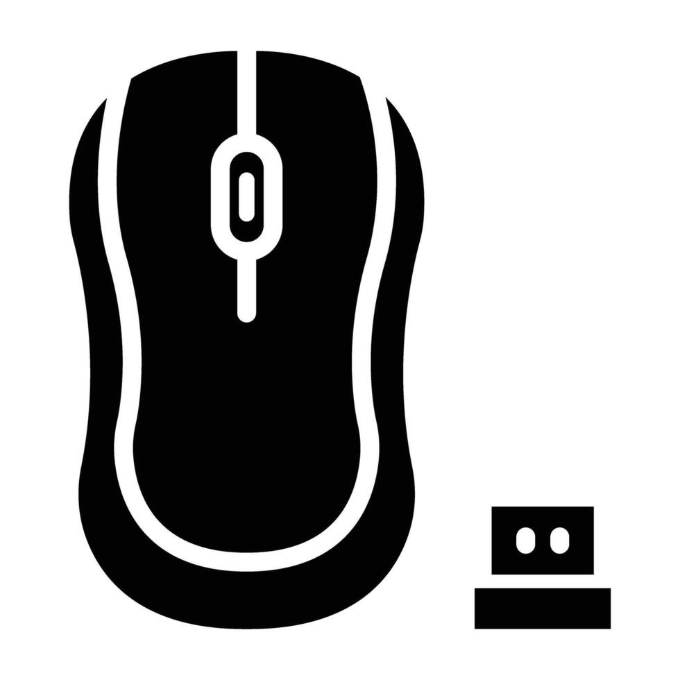 Wireless Mouse Icon Design For Personal nad Commercial Use vector