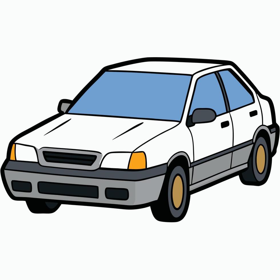 Isolated Automobile Illustration vector