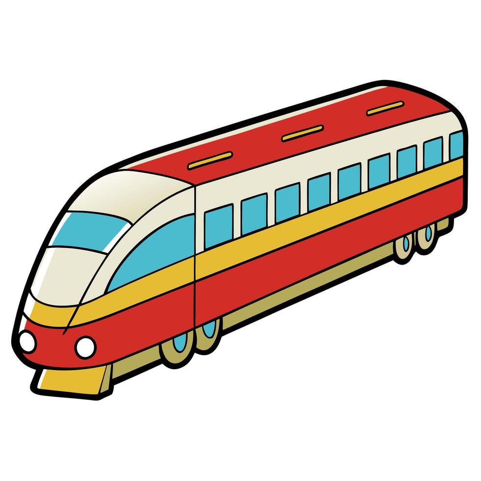 Flat Illustration of a Car in vector