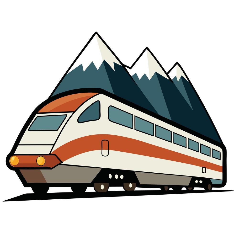 Flat Car Art Design with White Background vector