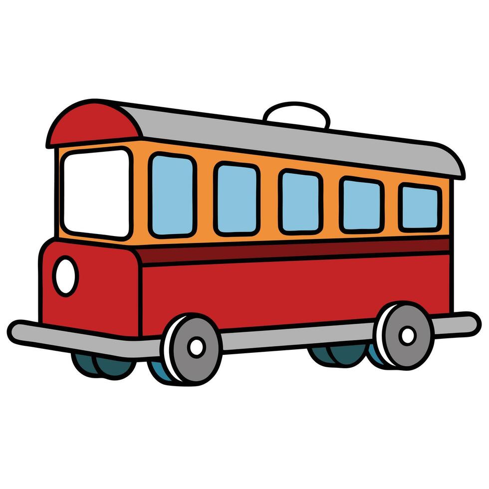 Clean Car Illustration with Minimalist Design vector