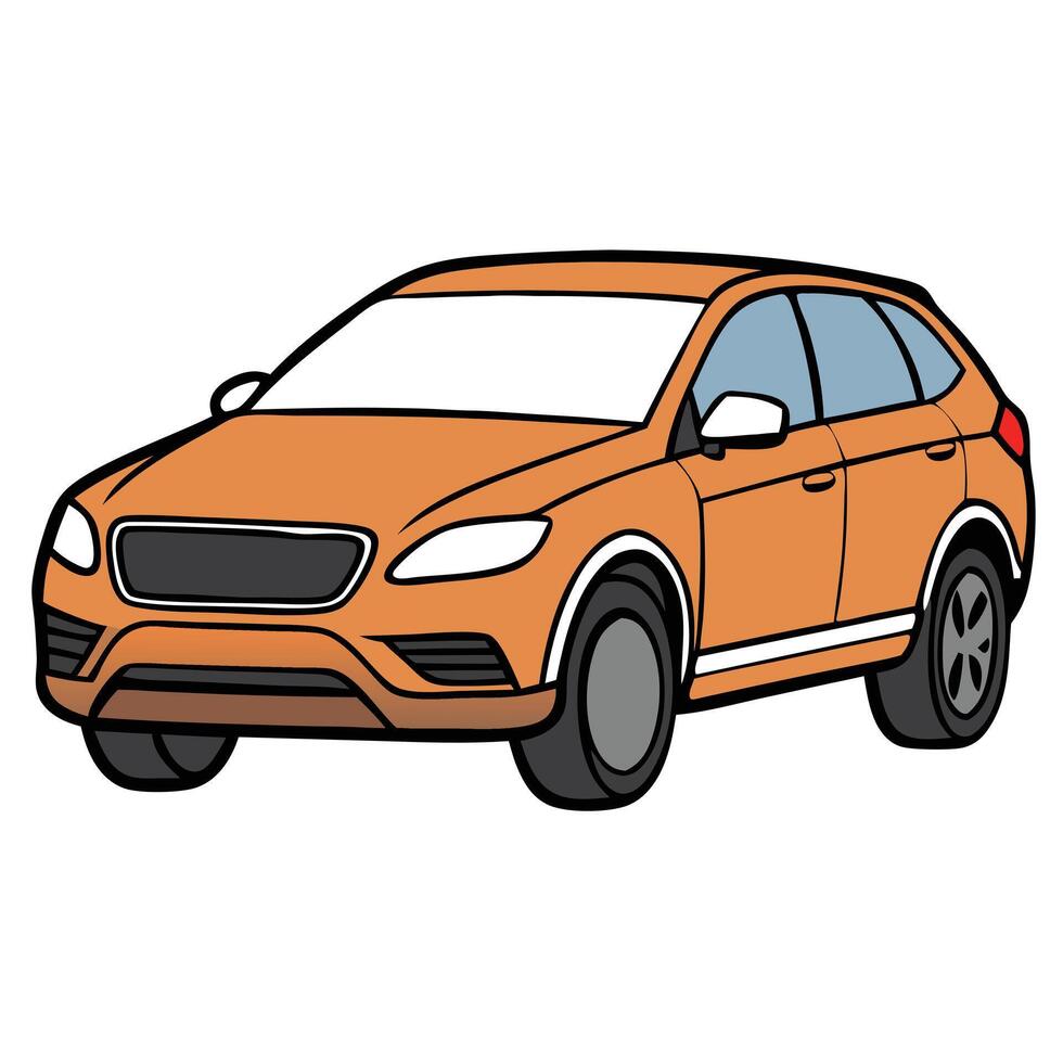Car Design with Clean Background vector