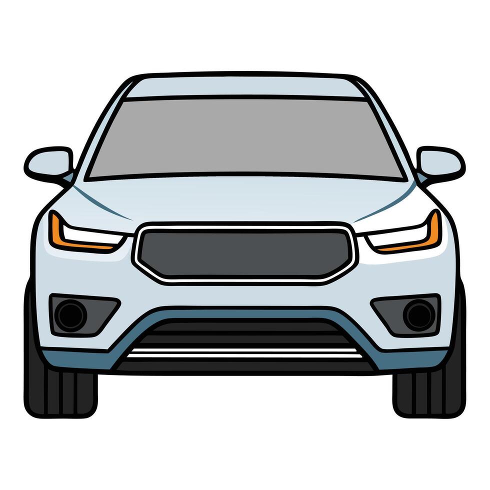 Isolated Vehicle Line Art with Clean Design vector