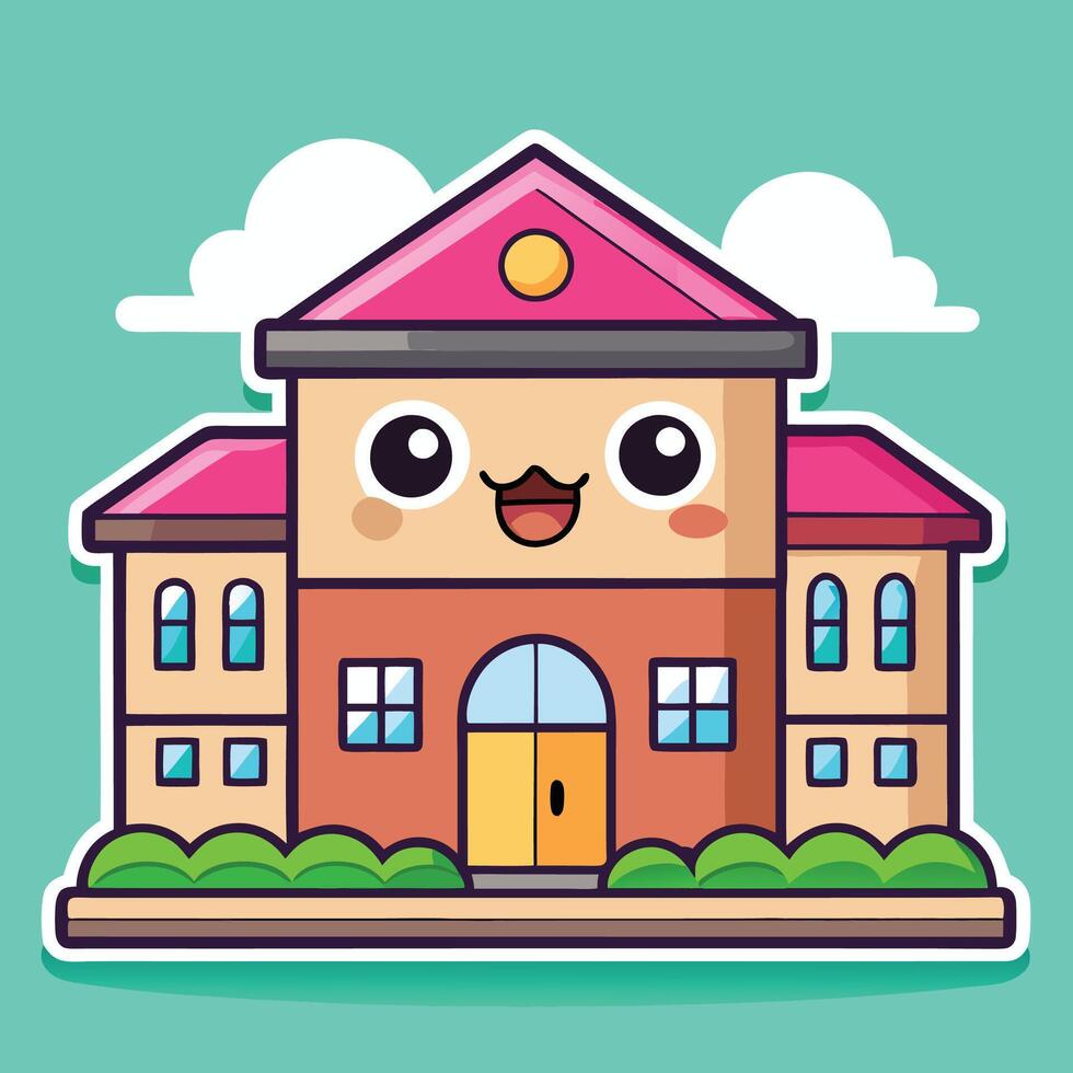 house with white background vector