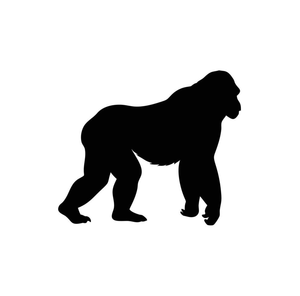 King Kong Silhouette vector