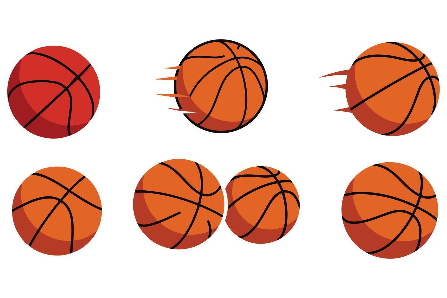 Basketball Image for Graphic Designers vector