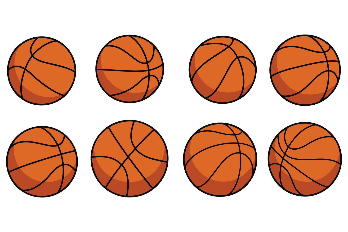 Basketball for Print and Digital Use vector