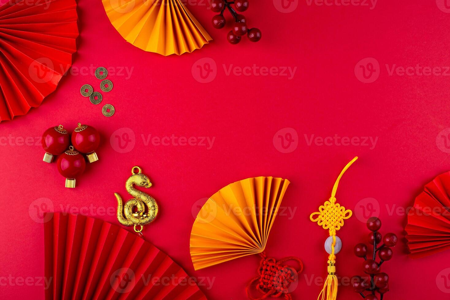 Chinese new year concept. Lunar year of snake photo
