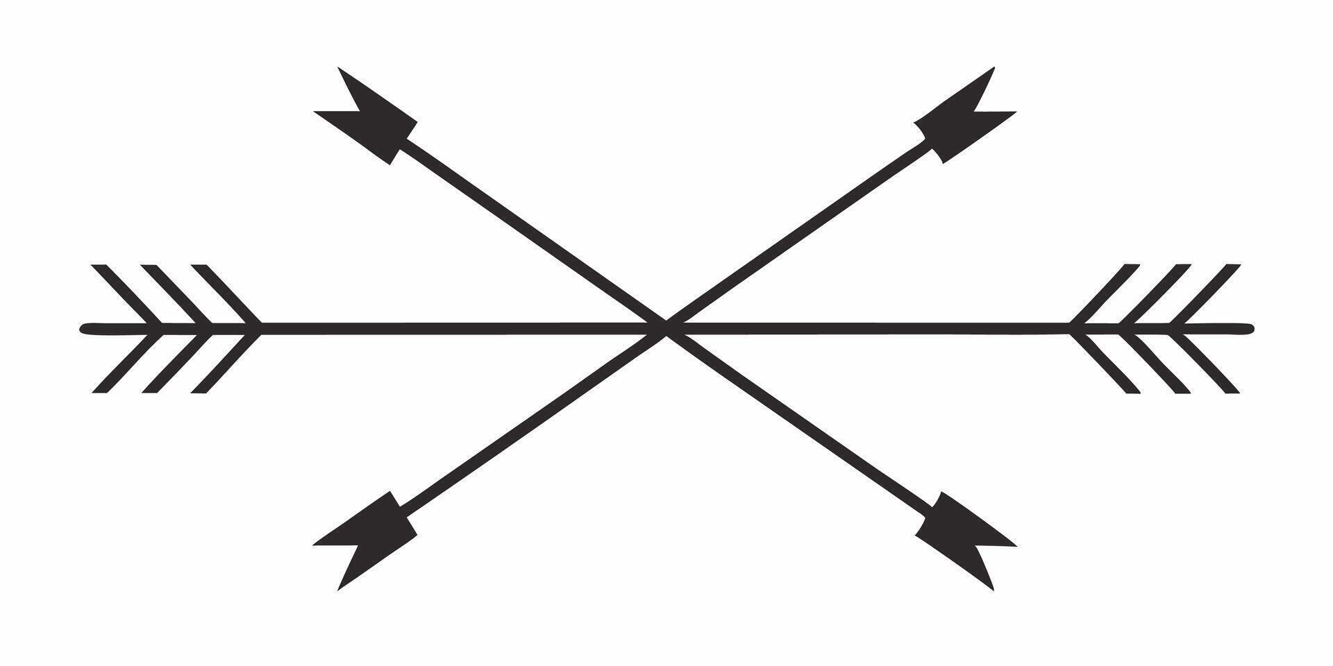 Simple arrow underline ornament perfect for designs vector