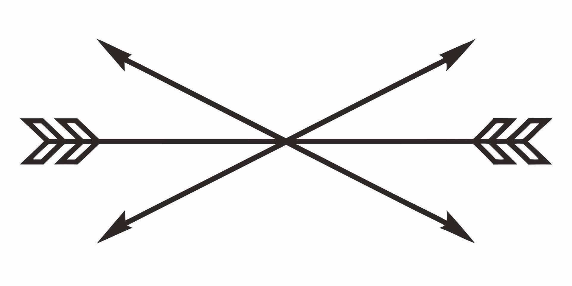 Simple arrow underline ornament perfect for design vector