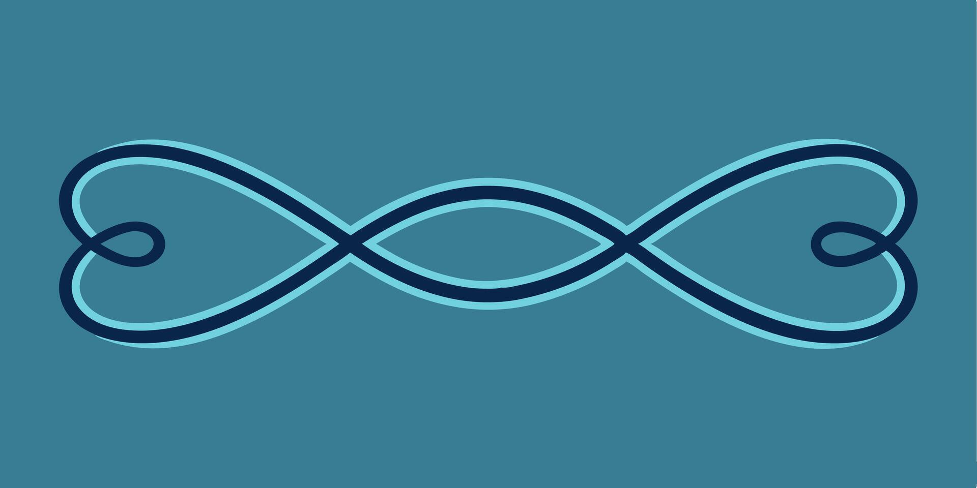 Simple elegant underline design illustration vector