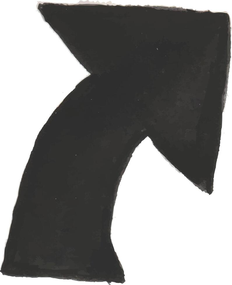 a black arrow pointing to the right vector