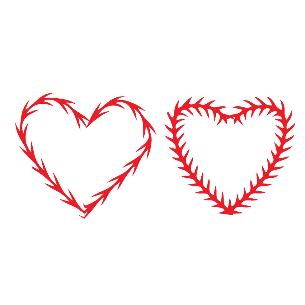 Loving the Game Baseball Stitch Heart Design vector
