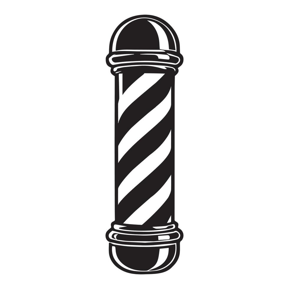Barber Pole - Classic Symbol of Barber Shops vector