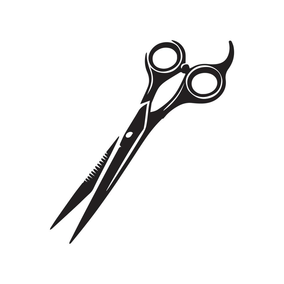 Hairdressing Scissors - Essential Barber Cutting Tool vector