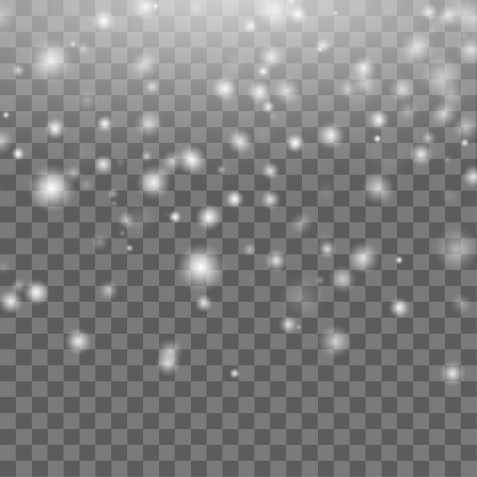 bright white glowing bokeh vector