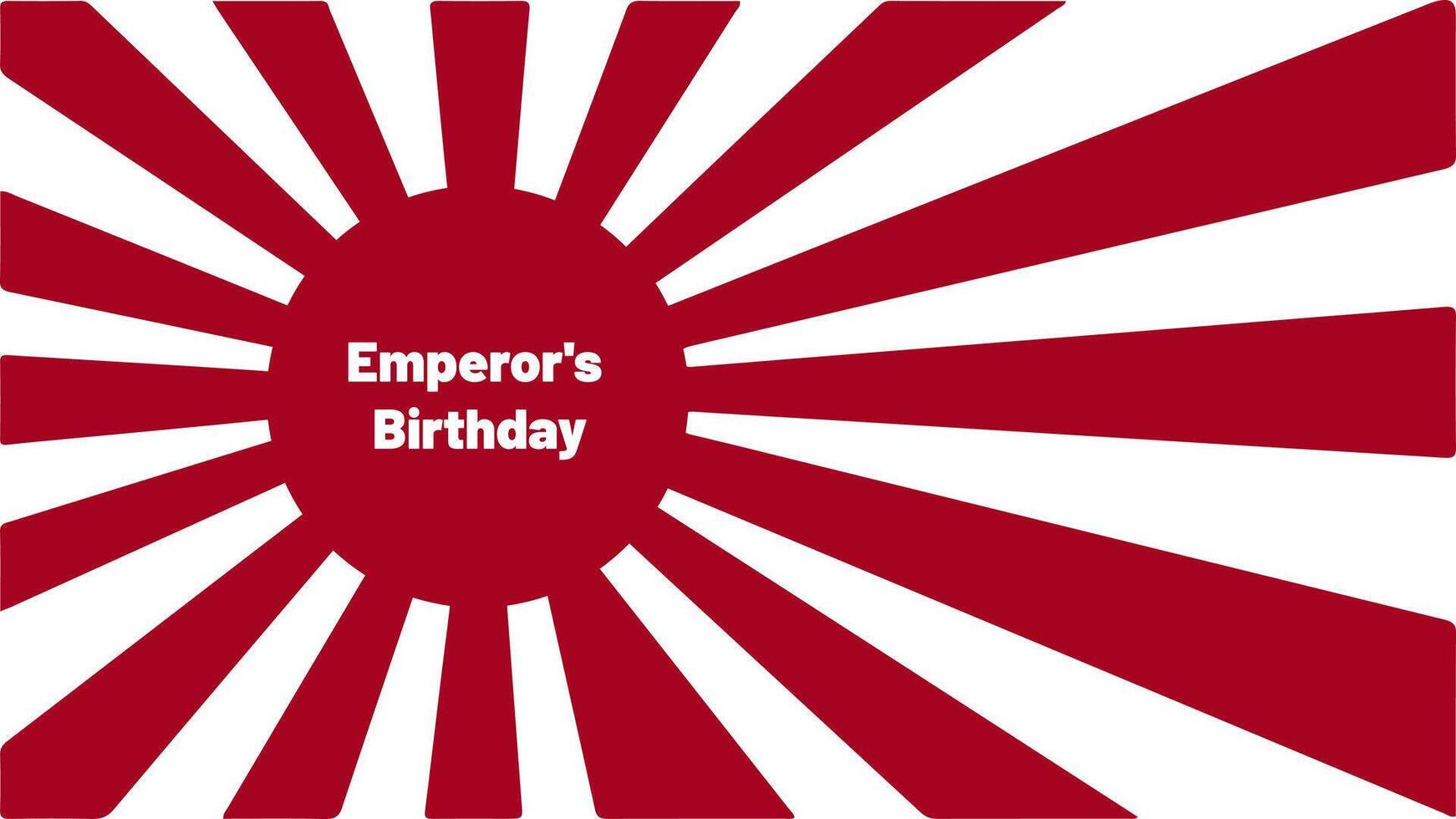 emperor's birthday celebration background with imperial flag shadow, with copy space area, suitable for content related to the theme vector