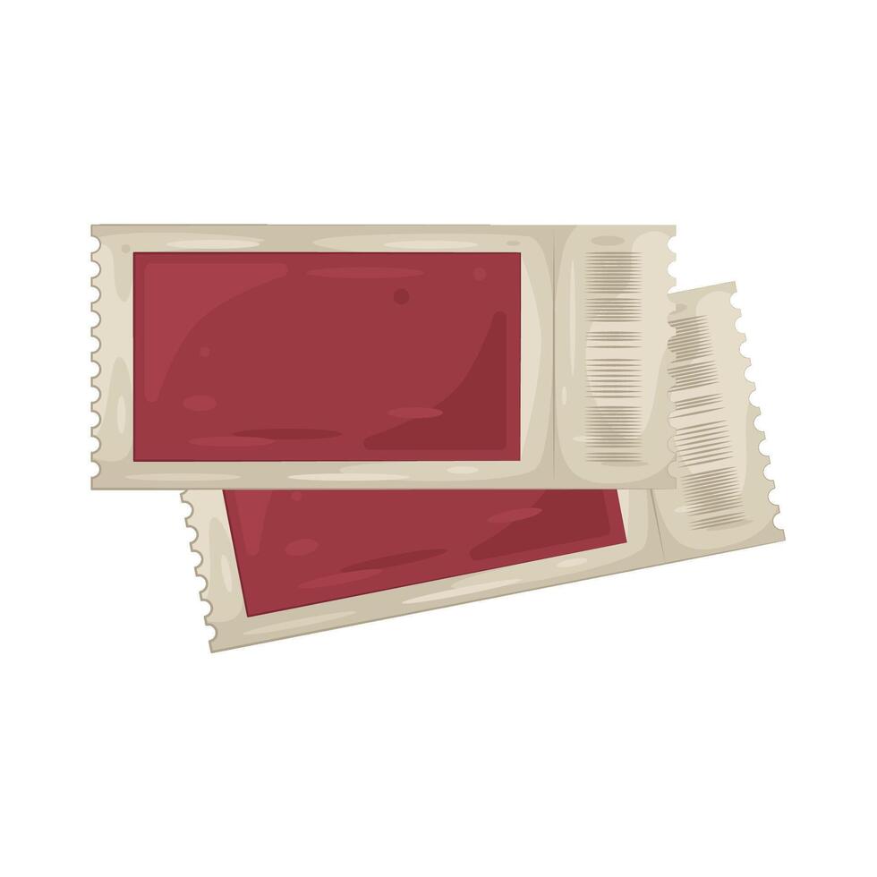 Illustration of Movie Tickets vector