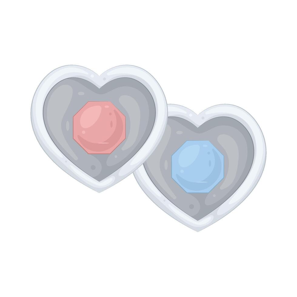 Illustration of Double Heart Symbol vector