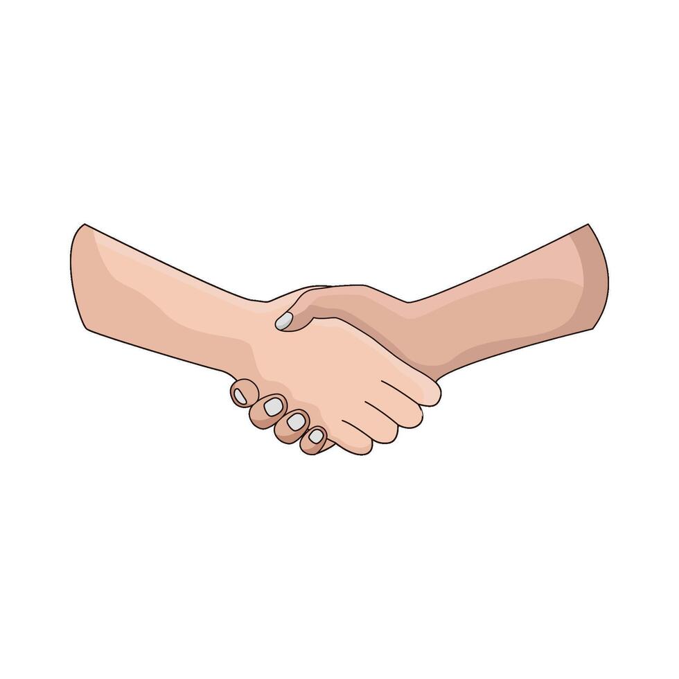 illustration of Handshake vector