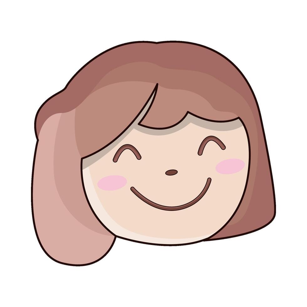 illustration of Smiling Faces vector