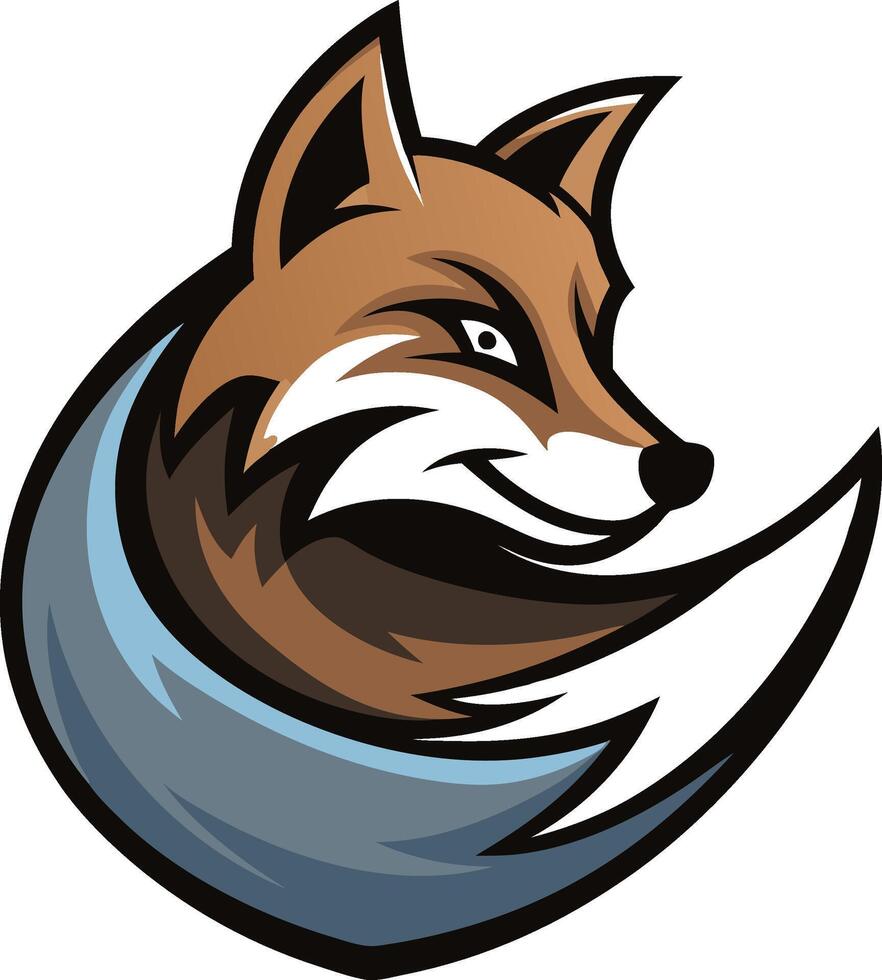 Modern Fox Mascot Logo for Identity vector
