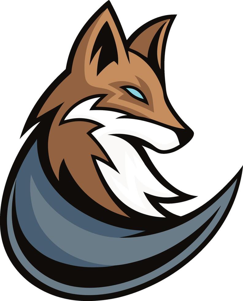 Modern Fox Logo Design Concept vector