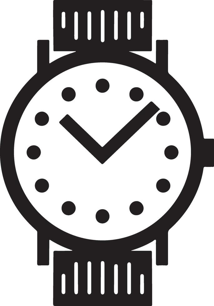 Hand-Watch Silhouette Designs for Inspiration vector