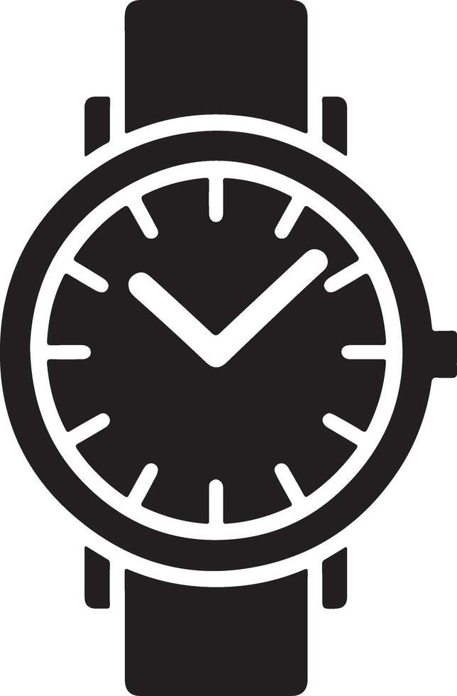 Top Hand-Watch Silhouette Illustration Designs vector