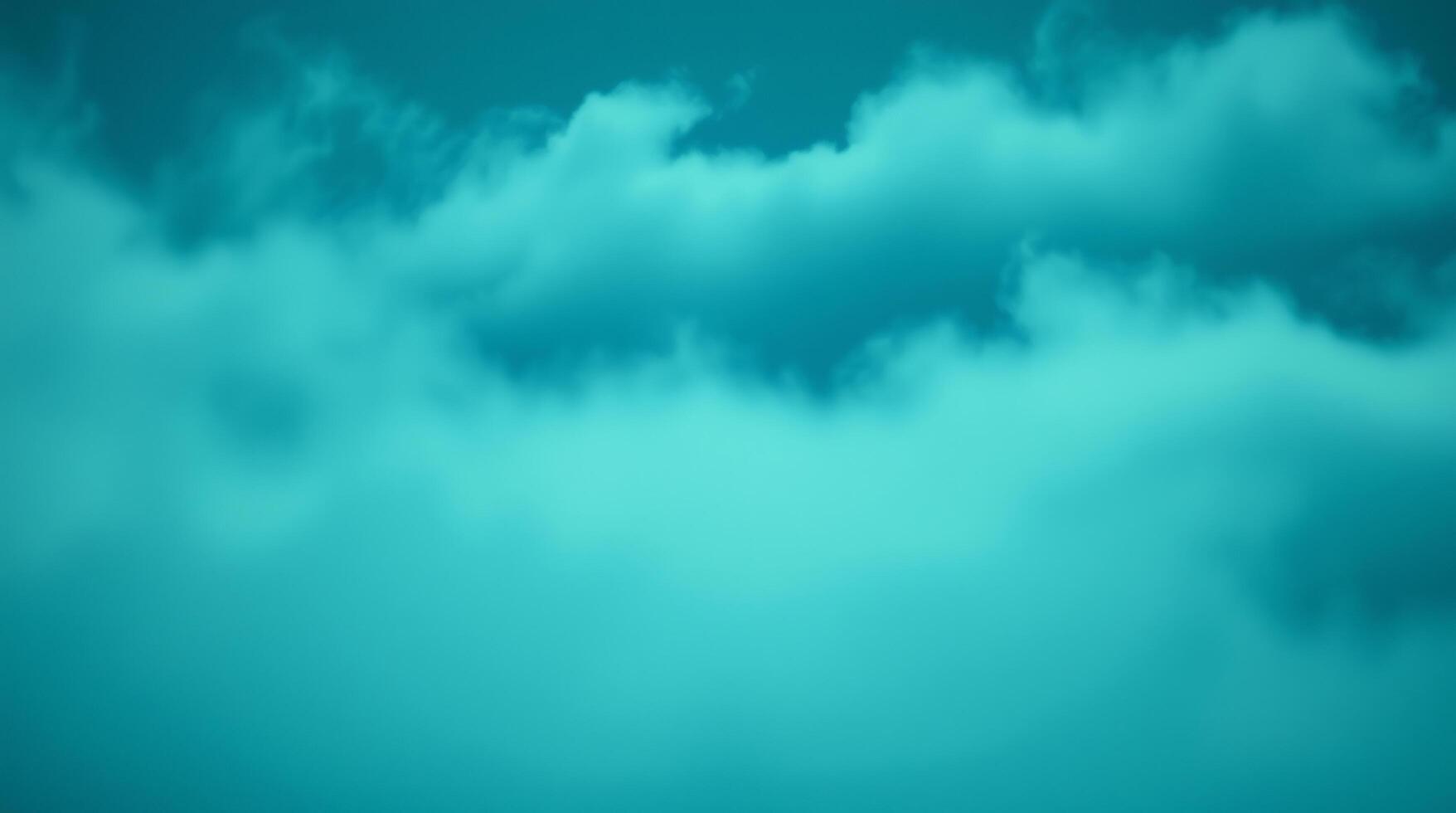 a blue sky with clouds and a plane flying in it photo