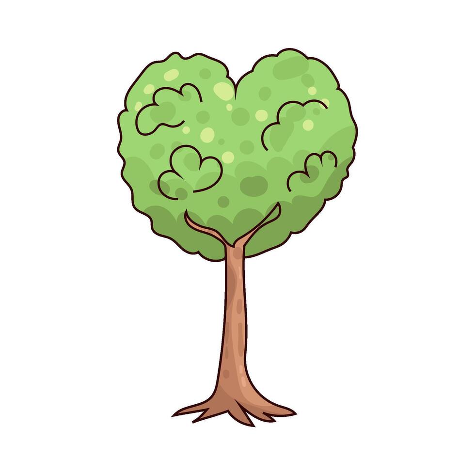 Illustration of Friendship Tree vector