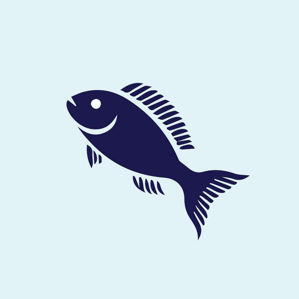Fish Icon Design vector